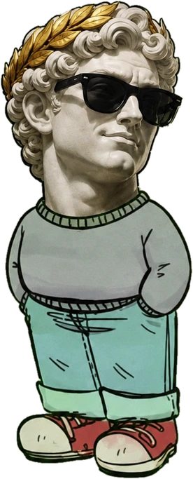 Boner, the chillboner marble bust